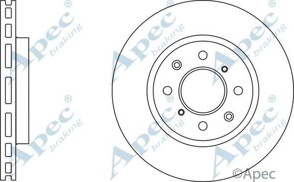 APEC BRAKING Тормозной диск DSK2570